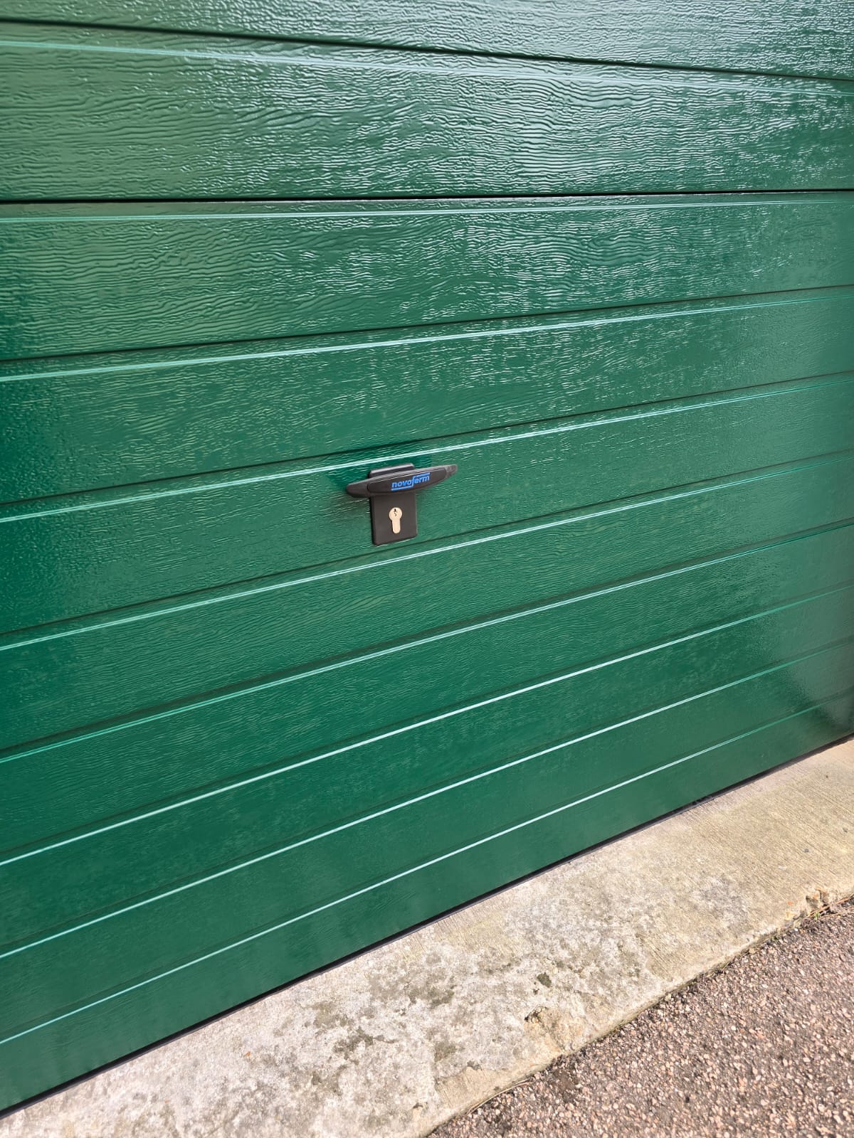 Manual Sectional Door In Custom Colour