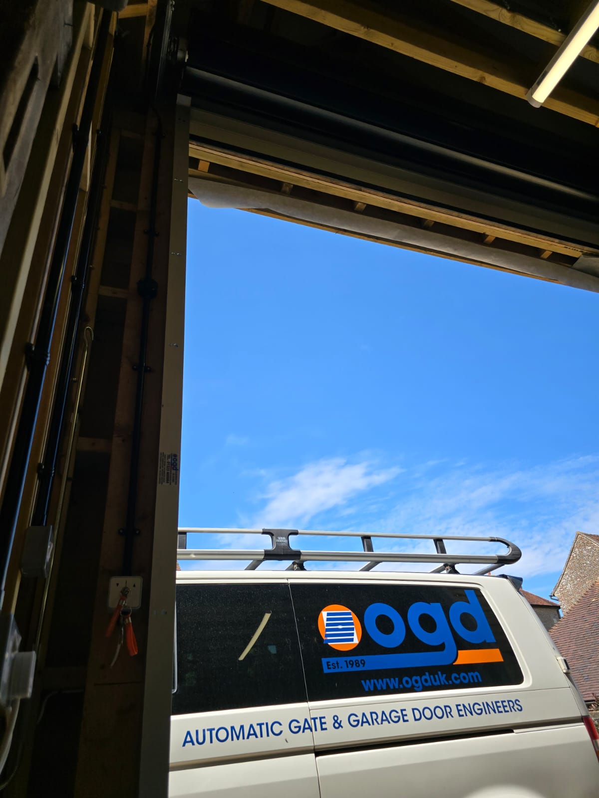 Tall Semi Commercial Roller Door For Campervan Storage 3