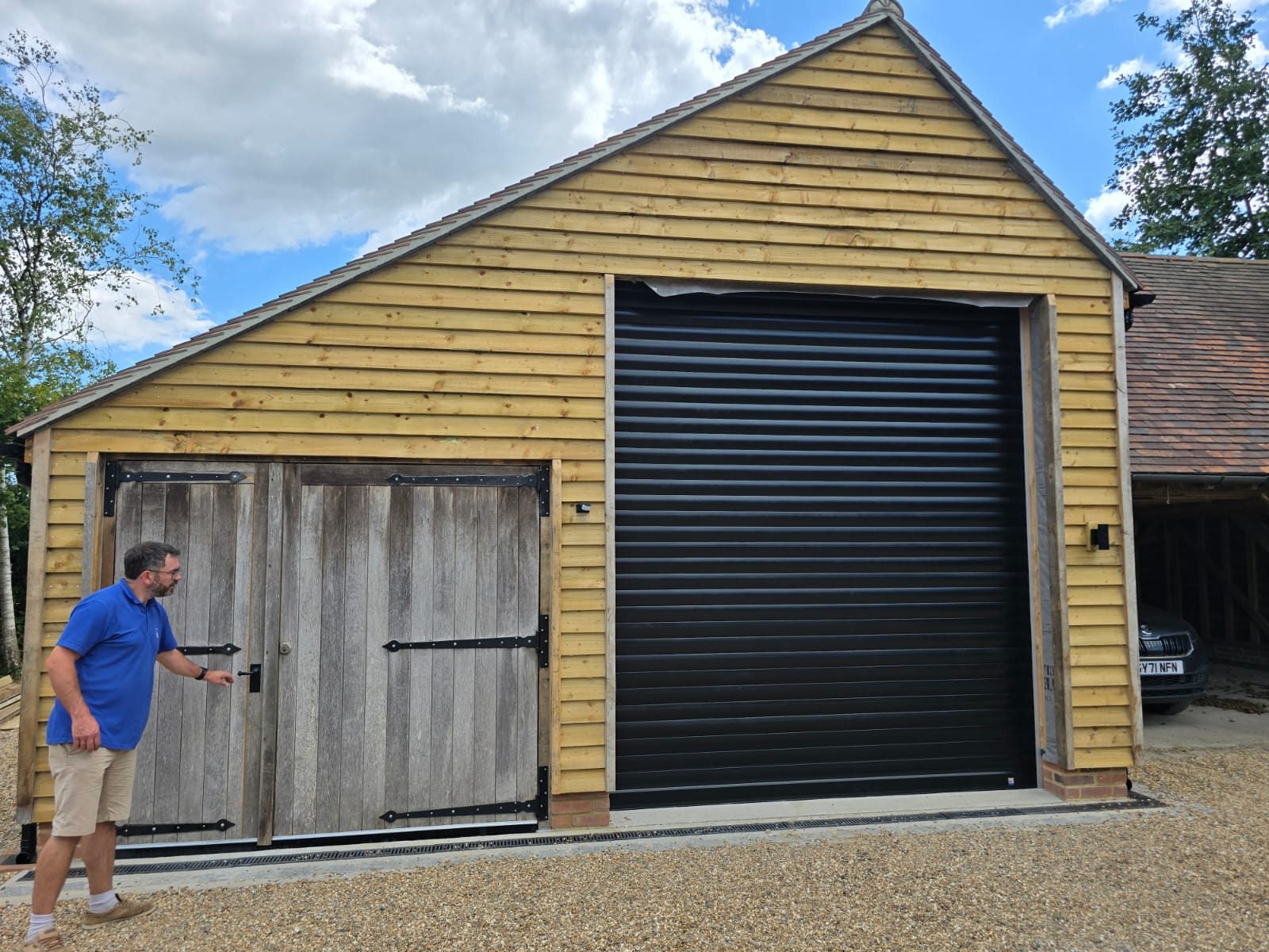 Tall Semi Commercial Roller Door For Campervan Storage